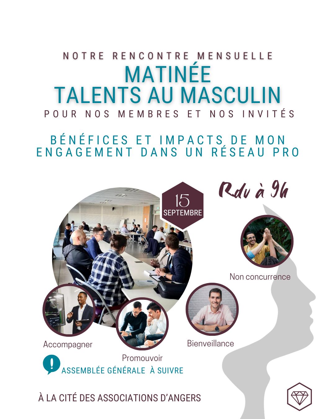 Matinée d’échange et de travail sur le thème : Bénéfices et impacts de mon engagement dans un réseau pro